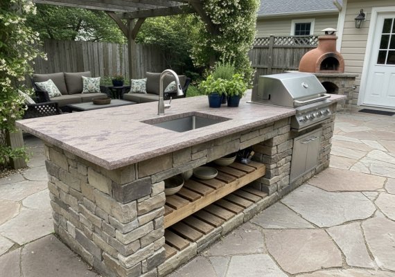 Outdoorküche Beispiel