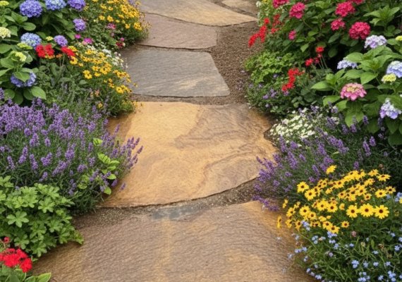 Polygonalplatten Großformat