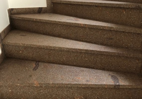 Stufenplatten gebürstet