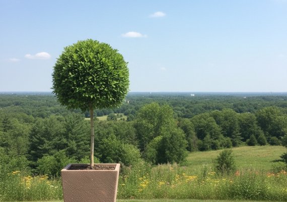 Blumenvase hoch satiniert